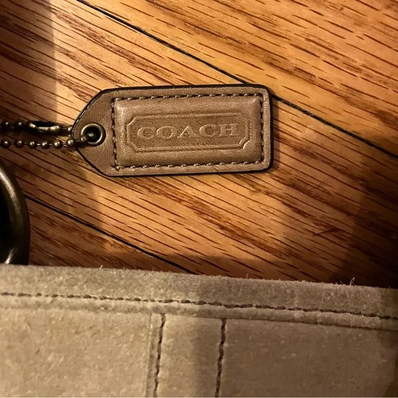 Tan Leather Tote Bag/Purse - Picture 2 of 5